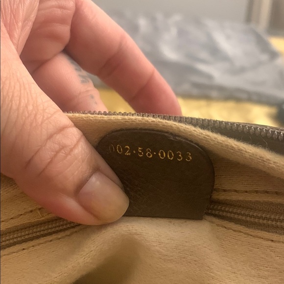 Vintage Gucci Brown and Green Women's Canvas Bag - Picture 6 of 16